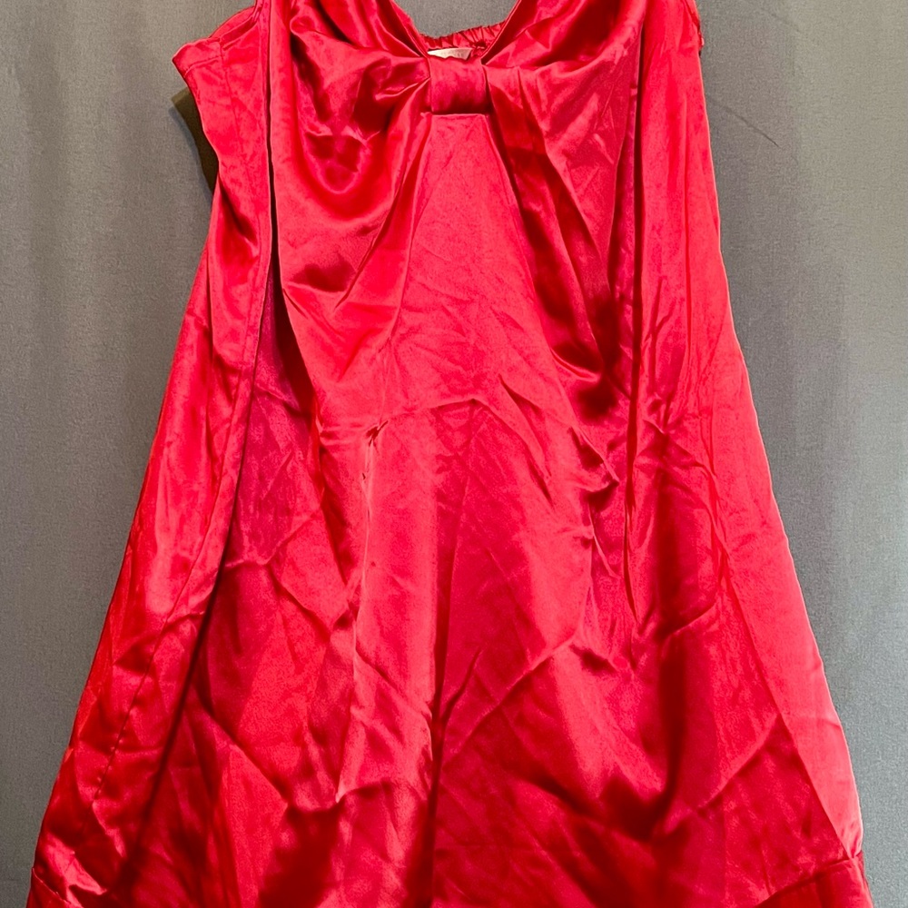 Victoria's Secret Vibrant Pink Satin Garment